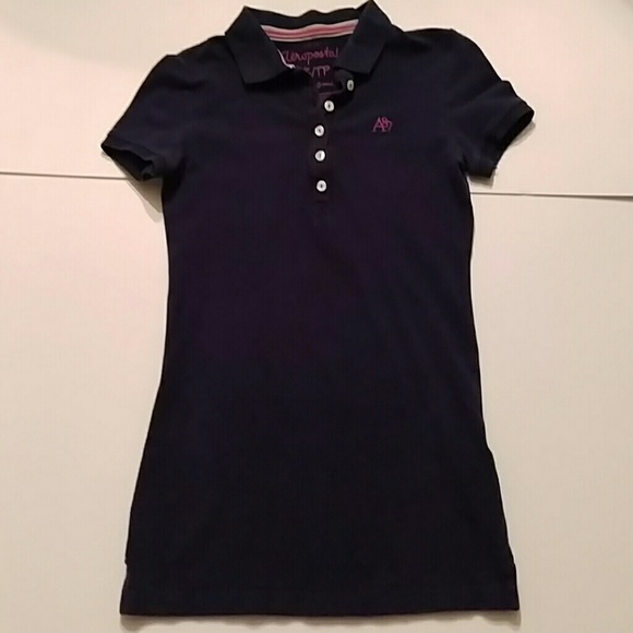 Girls navy blue XS Aeropostale top - Picture 4 of 4